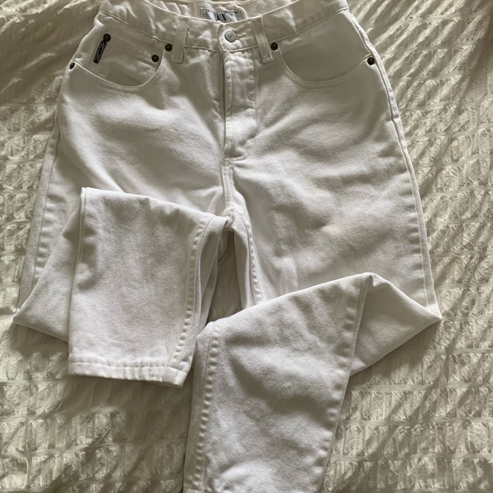 Armani Exchange A/X white jeans size 6